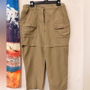 L.L. Bean Khaki Hiking Pants / Shorts